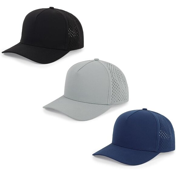 Baseball Cap Black+gray+navy Hat Sun And Rain Golf Ball Cap  display picture 3